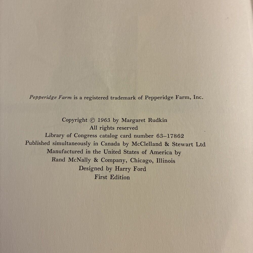 Vintage 1963 The Margaret Rudkin Pepperidge Farm Cookbook Hardcover First Ed. - Picture 4 of 16